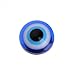 Lottoy 1 Pair Unisex Weight Loss Blue Eyes Shape Ear Stud, Healthy Magnetic Therapy Earrings 10mm, No Piercing