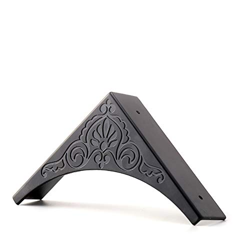 ROOS-Antique-Zinc-Alloy-Box-Corner-Protector-Edge-Safety-Guard-Cabinet-Furniture-Corner-Bumpers-Pack-of-4-Black