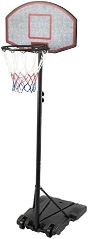KKB Sport Adjustable Basketball Hoop System Stand Kid Indoor Outdoor Net Goal w/Wheels