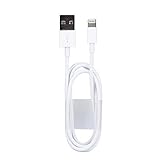 DBPOWER USB Cable 3ft /1M for Apple iPhone 6s 6 Plus 5s 5c 5, iPad Pro Air 2, iPad mini 4 3 2, iPod touch 5th gen / 6th gen / nano 7th gen (White)