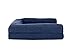 Furhaven Orthopedic Dog Bed for Large/Medium Dogs w/ Removable Bolsters & Washable Cover, For Dogs Up to 55 lbs - Quilted Sofa - Navy (Blue), Large