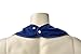 Youth and Adult Waterproof Adapted Bib, Absorbent Clothing Protector - Navy, Washable Reusable