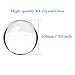 Tensphy 100 mm Photography Lensball Pro K9 Crystal Ball with Stand Clear Art Decor Glass Photo Sphere Ball for Photography Accessories Props