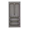 Orga-Box VIII Bestekinzet 211 x 480 mm champagne met parelstructuur voor corpusbreedte: 300 mm in Häcker Keuken Lade…