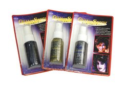 Mehron Professional Non-Aerosol GlitterSpray - Silver 1.0 Ounce