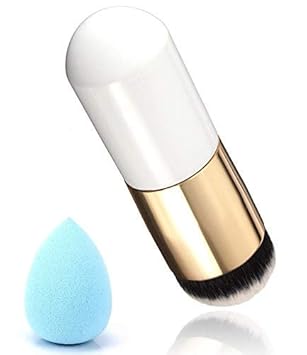 ClubComfort Mini Mushroom Foundation Base Brush and Makeup Blender (Colour May Vary)