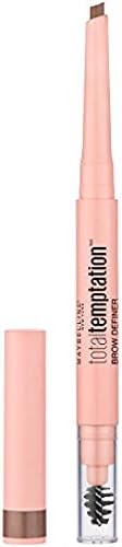 Maybelline Total Temptation Eyebrow Definer Pencil, 305 Soft Brown (Pack of 2)
