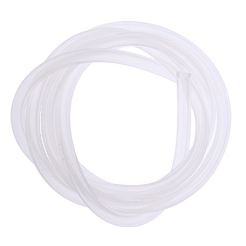 SunniMix 1x White Silicone Nitro Glow Fuel Line Tube Pipes 10cm/3.93inch RC Part Accessory