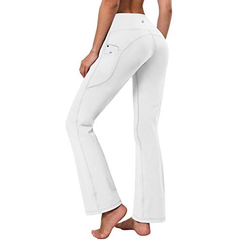 bootleg yoga pants with pockets