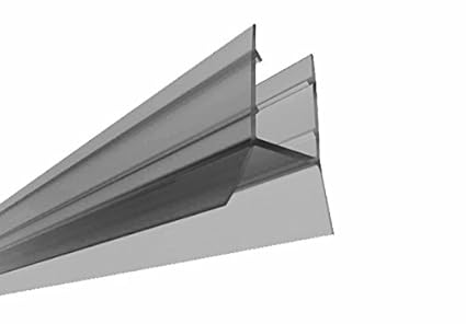 Bodendichtung für 6-8 mm Glasscheiben / (Nr. 55, 120 cm) / Dichtung Dichtleiste Duschdichtung für Duschkabine Duschwand Dusch
