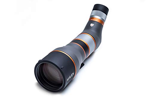 Maven S.1.A 25-50 X 80mm FL Spotting Scope Gray/Orange Flourite Lens