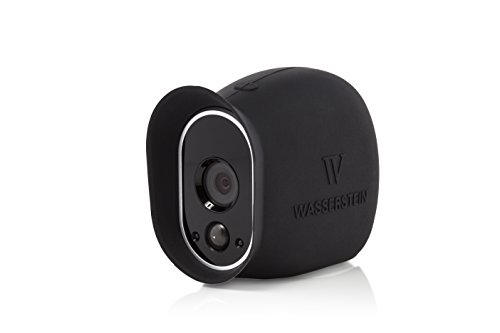 4 x Silicone Skins Compatible with Arlo Smart Security - 100% Wire-Free Cameras — by Wasserstein (Black/Brown/Grey/Blue)