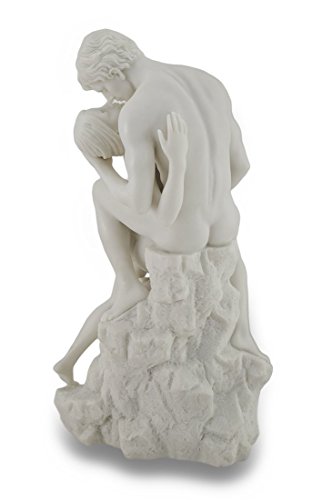 Veronese Design White Marble Finish The Lovers Statue Nude Sculpture