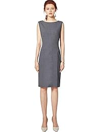 ROEYSHOUSE vestido de cóctel sin mangas, cuello redondo, para mujer