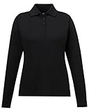 NE C365 LAD LS PERFMNCE PIQUE (BLACK 703) (L)