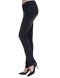 Jeans de invierno ajustados para dama, con forro polar, de Camii Mia