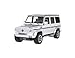 RASTAR 30400 1:14 6 Channel Remote Control Mercedes-Benz G55 AMG Car Model with Light (Silver) + Worldwideing