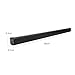 2 in 1 Sound Bar for TV, 37-Inch Separable Soundbar 2.0 Channel Wired & Wireless Bluetooth TV Speakers V5.0 + EDR Dual Stereo AUX/USB Connection with 4 Driver Speakers, Black-in Subwoofersthumb 4