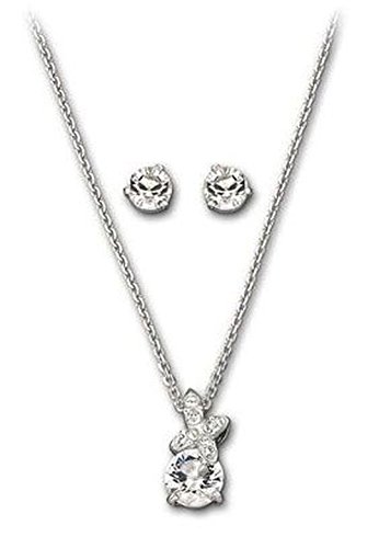 Swarovski SS Sirius Set, Crystal, Rhodanized Necklace