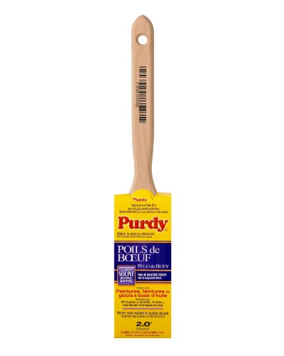 Purdy 144300020 Ox-Hair Series Ox-O-Thin Flat Trim Paint Brush, 2 inch - //medicalbooks.filipinodoctors.org