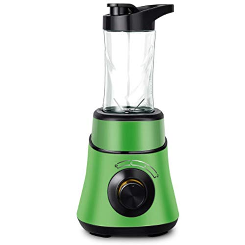 Click Here to See More Images Lovehouse Fruit Blender juicer, Juicer Cup Portable Juice Blender Mixer Size Personal Mini Blender Smoothie Maker Electric Power Mixer Fruit -Green 130x320mm(5x13inch)
