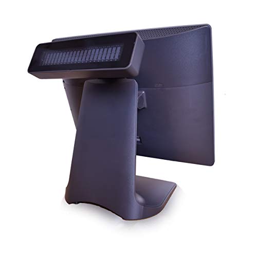 Retail Point of Sale System - Includes Touchscreen PC, POS Software (CRE Monthly), Receipt Printer, Scanner, Cash Drawer, Credit Card Swipe Reader, and Integrated Dot Matrix Rear Display - Thumbnail 2