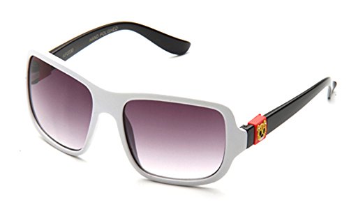 Kyra Kids Plastic Fashion Tiger Sunglasses White/Black