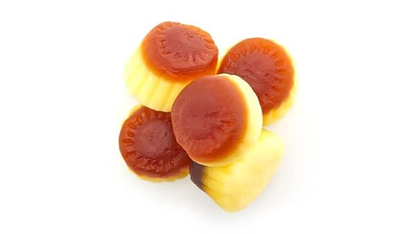 YUPIK GUMMY CREME BRULEE, 2.2 LB (35.2 OZ), GLUTEN-FREE, SOFT & CHEWY GUMMIES, CREAMY FLAVOR, DESSERT-LIKE TREATS, SWEET CANDY, DELICIOUS SNACK, IDEAL FOR GIFTING & HOLIDAYS
