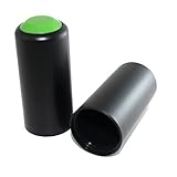 PANOVO (2pcs) Green Color Wireless Mic Battery Screw on Cap/cover/cup for Wireless Microphone System Handheld Mics