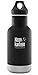 Klean Kanteen Vacuum Insulated Stainless Steel Bottle With Loop Cap,12 oz,Shale Black