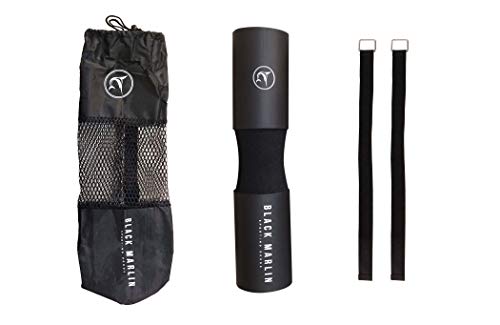 Upgraded* 17" Extra Thick Barbell Neck Pad Exercise Foam Barbell Pad for Squats, Lunges, and Hip Thrusts - Foam Sponge Pad Relieves Neck Pain and Shoulder While Training Fit Olympic Bars Per