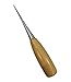 Mooerca Deryunny 7 Pieces Curved Upholstery Hand Sewing Needles Sewing Needles with Leather Waxed Thread Cord 1 Brown 1 Black and Drilling Awl and Thimble for Leather Repair