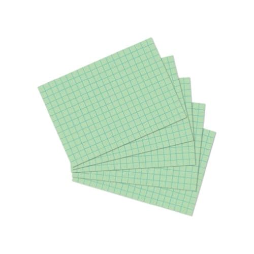 Herlitz 1150507 Index Cards, Pack of 100 A7 Green