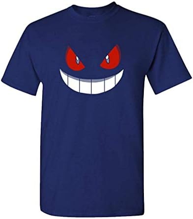 XFPrint66 - Gengar Halloween FACE - Mens Cotton T-Shirt Funny Design