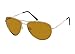 Eagle Eyes Maven Polarized Sunglasses- UVA, UVB and Blue Light Blocking Protection - Gold Frames