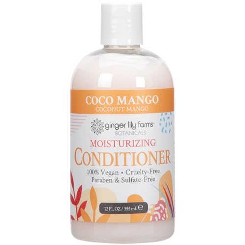Ginger Lily Farms Botanicals Conditioner, 12oz, Coco Mango 31t5P0OfYXL