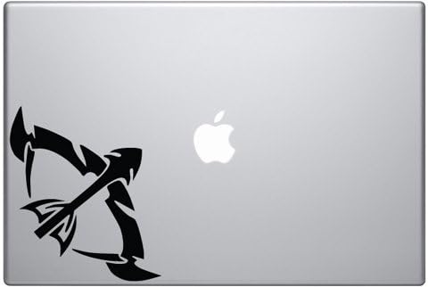 Zodiac Celestial Spirit Sagittarius "The Archer" - Black Decal for Macbook or Laptop