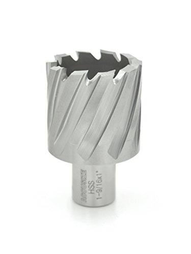 Accusize Tools - H.S.S. Annular Cutters, with 1" Cutting Depth, ANSI Standard, Weldon Shank, CBN Ground