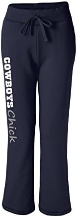 Womens Cowboys Chick Sweatpants Navy Blue Sizes Small Thru X-large