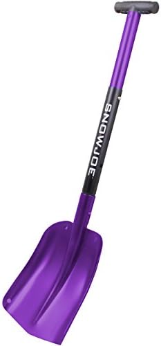 All-Purpose Durable Lightweight Aluminum Design Telescoping Compact Purple Utility Snow Shovel (1)