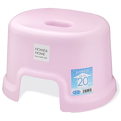 リス(RISU) バスチェア Home&Home 風呂椅子 200 パステルピンク 高さ20cm 日本製