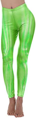 Diamond keep it Liquid Wet Look Shiny Metallic Stretch Leggings