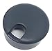 OHPROS Desk Grommet w/Cover for 1 Inch Hole. Black Plastic (3 Pack) for Cable Management