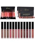 SHERUI Matte Lipstick Set ,12 Pcs Waterproof Long Lasting Lip Gloss Womens Cosmetic Makeup Liquid
