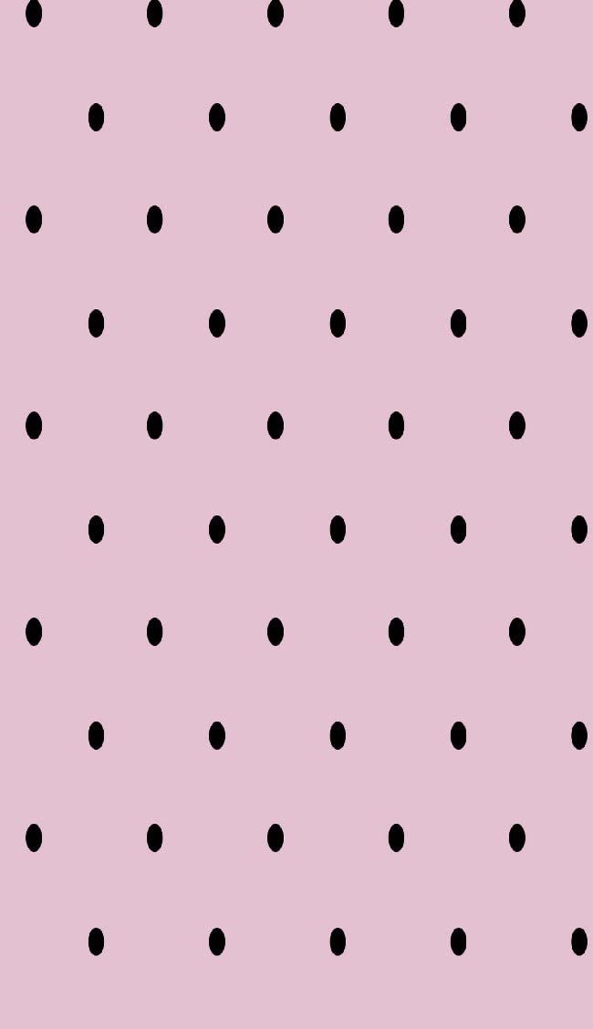 Homemania Printed Rug, 25% Polyester, 75% Cotton, Pink, Black