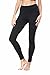 THE GYM PEOPLE Tummy Control Workout Yoga Leggings Women Black Power Flex Running Fitness Pants Non See-Through Fabric (Medium, Black)