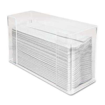 2 X Kantek Paper Towel Dispenser, Clear Acrylic, 11.5 x 6.75 x 4.2 Inches (AH190) (Certified Refurbished)