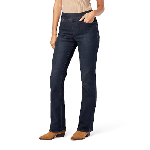 Levi Strauss Signature Gold Women's Totally Shaping Pull-on Bootcut Jeans High-…