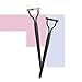 Quartly Eyelash Comb Curlers Lash Separator Mascara Lift Curl Applicator Eyebrow Grooming Metal Brush Tool Makeup Kit (A)
