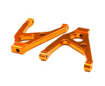 Integy Hobby RC Model T3420ORANGE Alloy Rear Upper Arms for 1/16 Traxxas Slash VXL